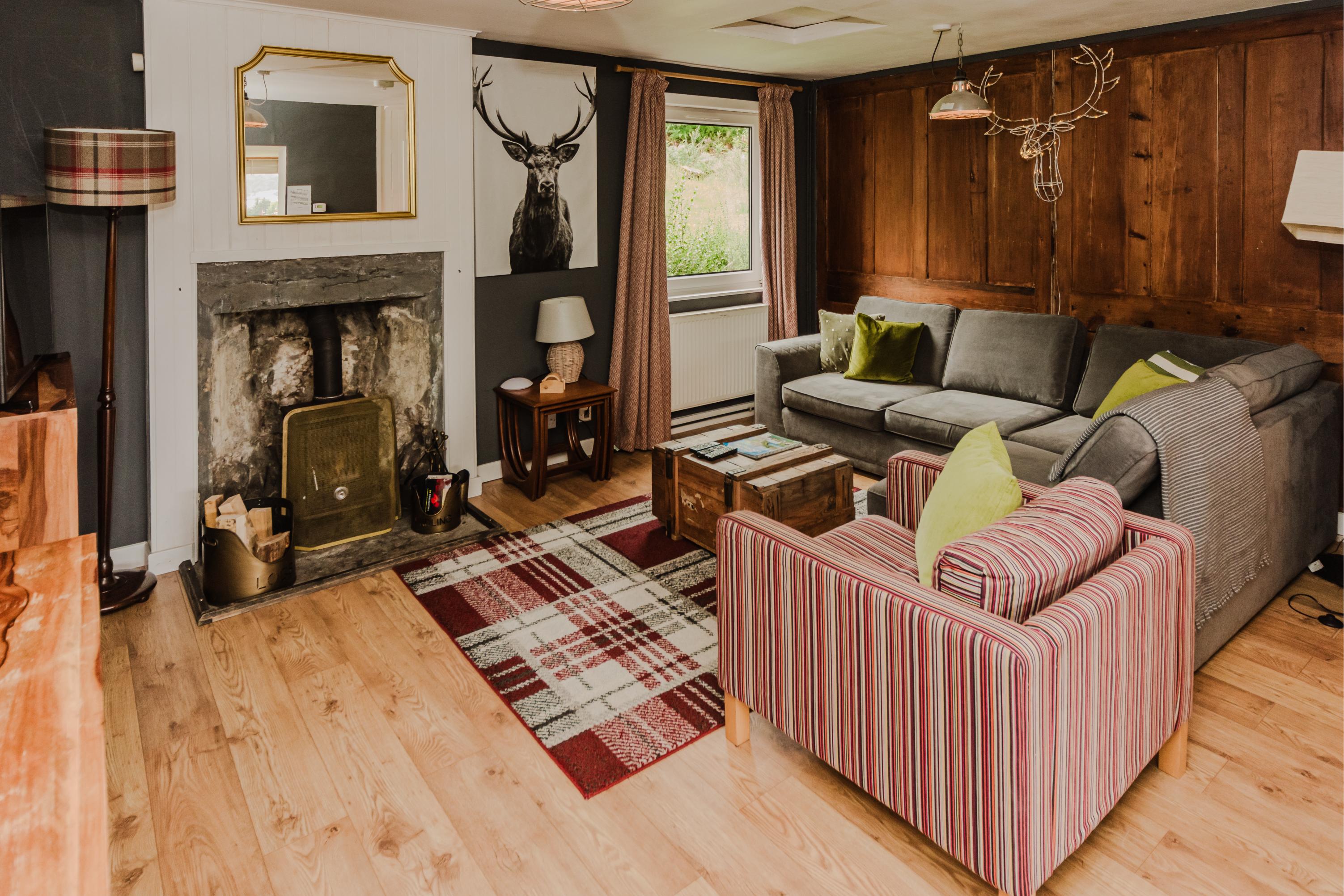 Twin bedroom at Old Kyle Farm