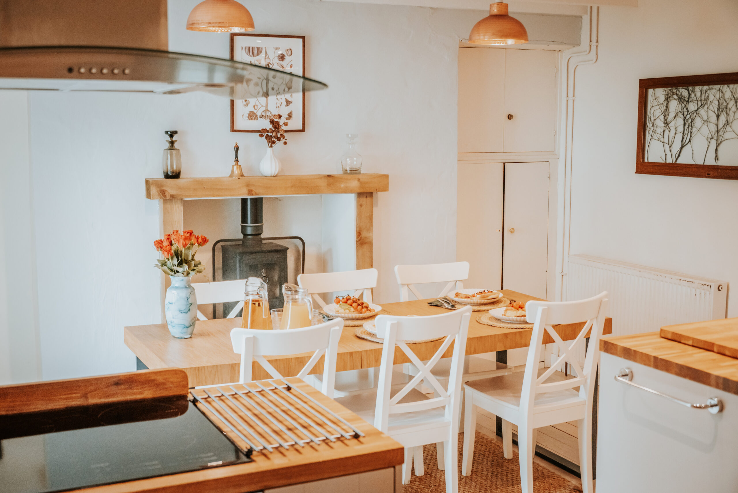 With Its Own Woodburner, The Sociable Kitchen Diner Has Plenty Of Space